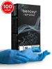 Перчатки BENOVY нитровинил M голубые (50 пар)0